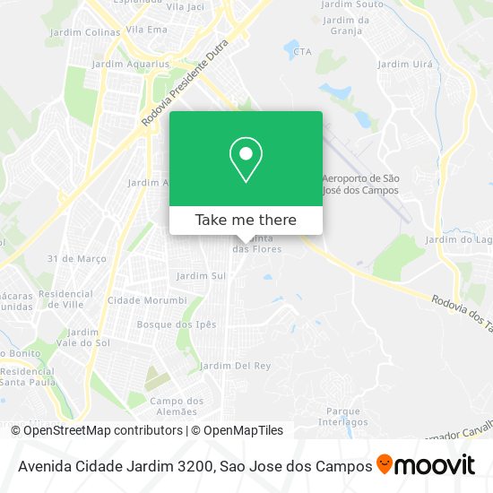 Avenida Cidade Jardim 3200 map
