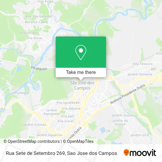 Rua Sete de Setembro 269 map