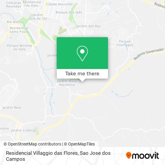 Residencial Villaggio das Flores map