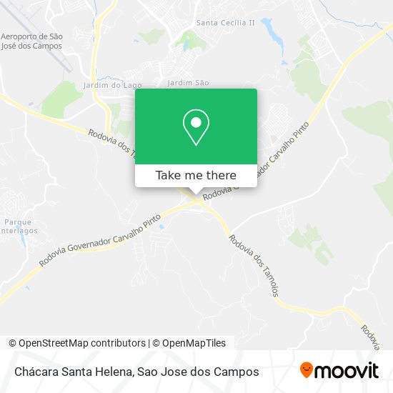 Chácara Santa Helena map