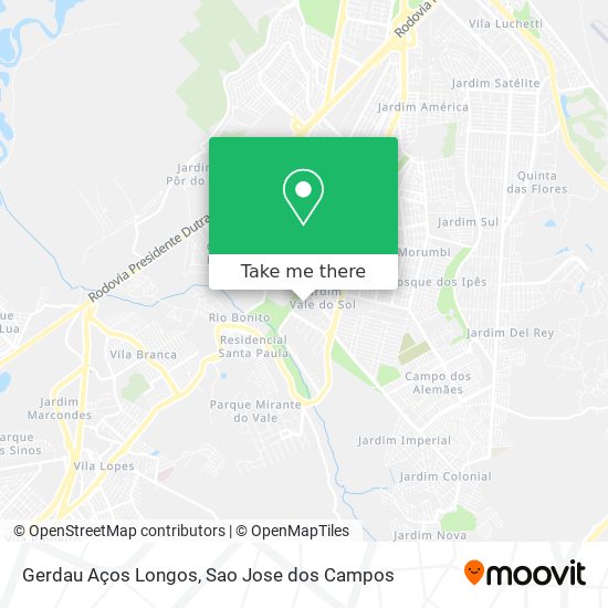 Gerdau Aços Longos map