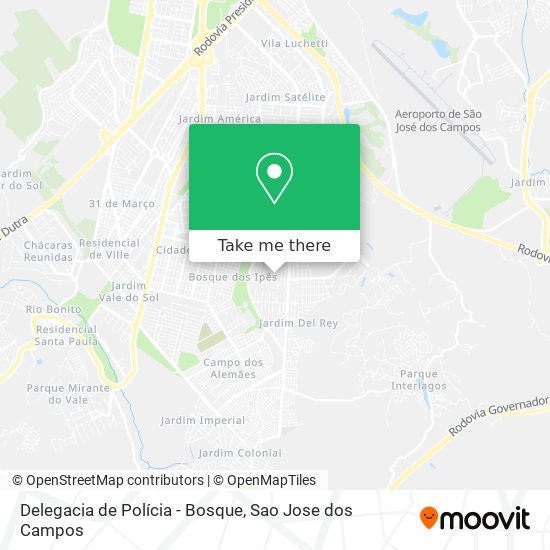 Delegacia de Polícia - Bosque map