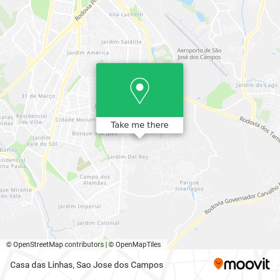 Casa das Linhas map