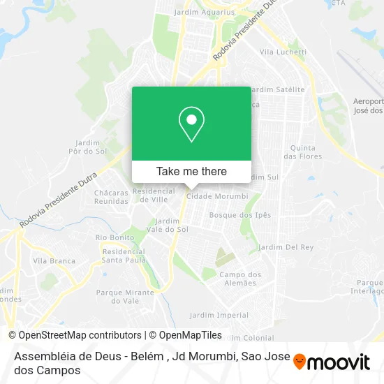 Assembléia de Deus - Belém , Jd Morumbi map