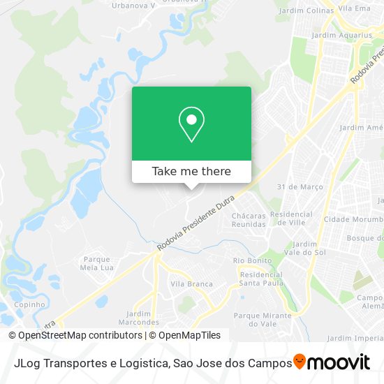 JLog Transportes e Logistica map