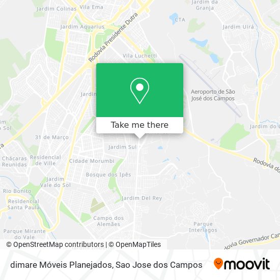 dimare Móveis Planejados map