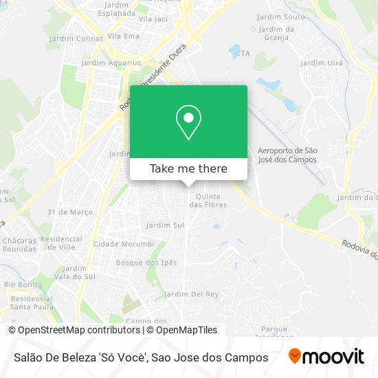 Salão De Beleza 'Só Vocè' map