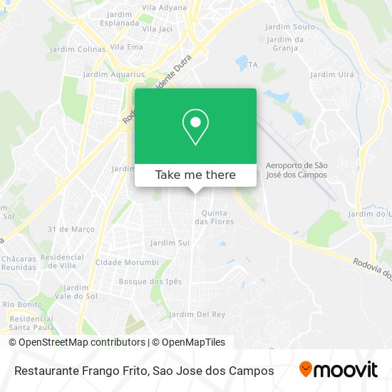 Mapa Restaurante Frango Frito