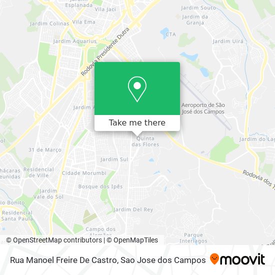 Mapa Rua Manoel Freire De Castro