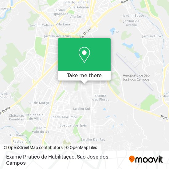 Exame Pratico de Habilitaçao map