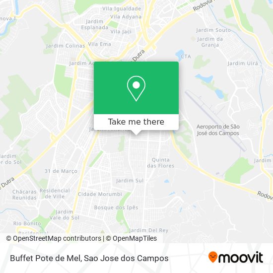 Buffet Pote de Mel map