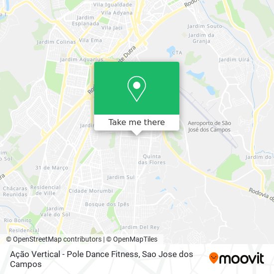 Ação Vertical - Pole Dance Fitness map