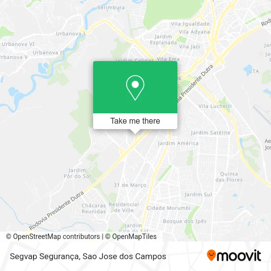 Segvap Segurança map