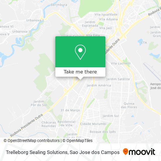 Trelleborg Sealing Solutions map