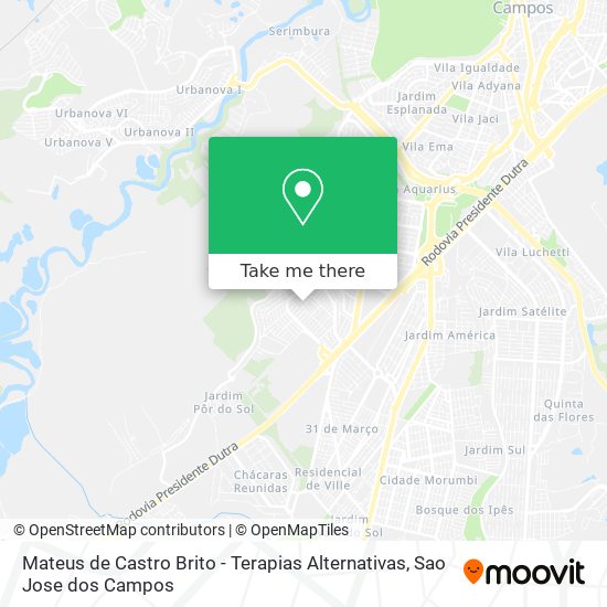 Mateus de Castro Brito - Terapias Alternativas map