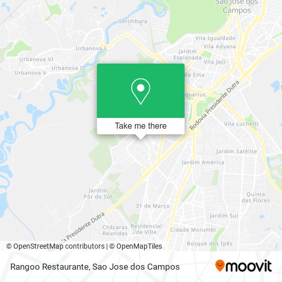 Mapa Rangoo Restaurante