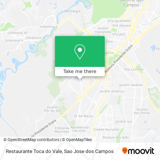 Restaurante Toca do Vale map