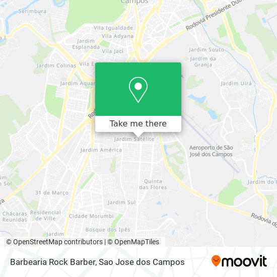 Barbearia Rock Barber map