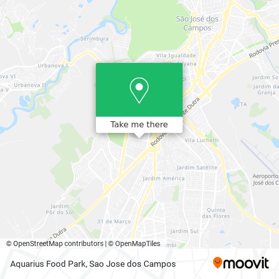 Aquarius Food Park map