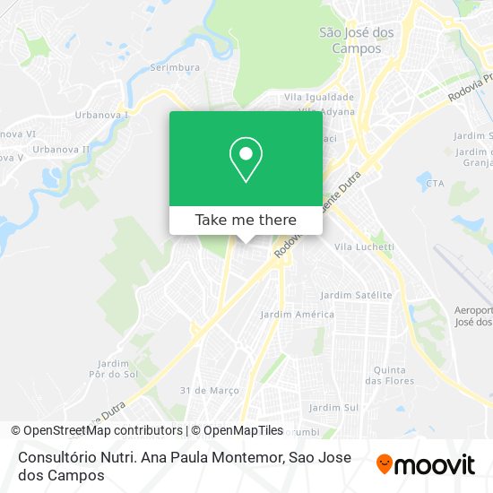 Consultório Nutri. Ana Paula Montemor map