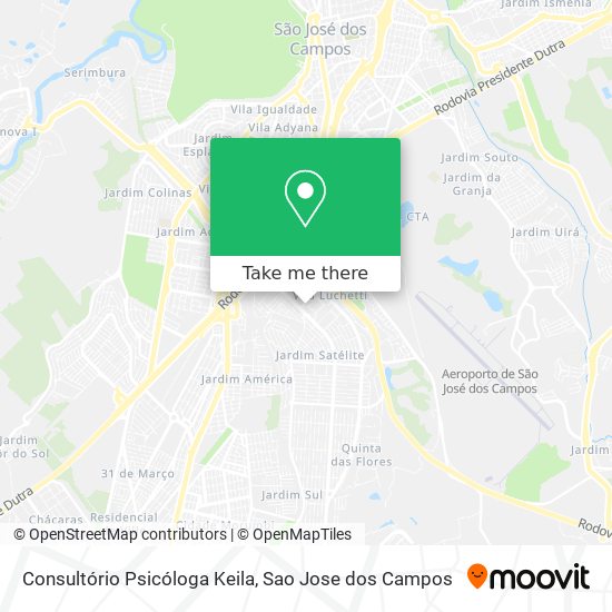 Consultório Psicóloga Keila map