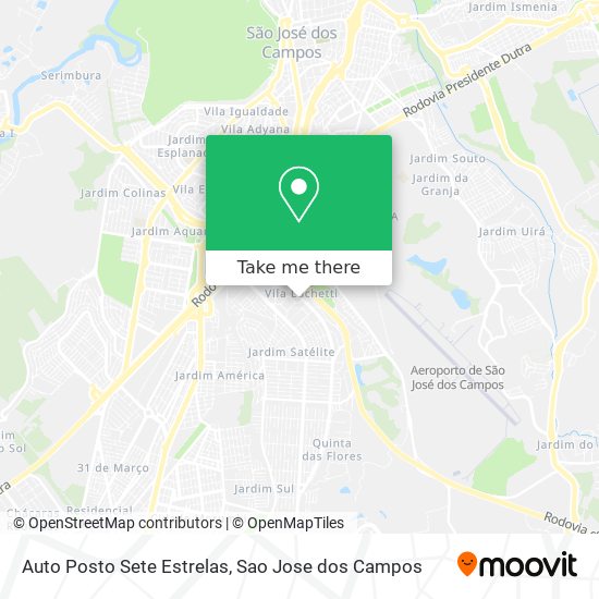 Auto Posto Sete Estrelas map