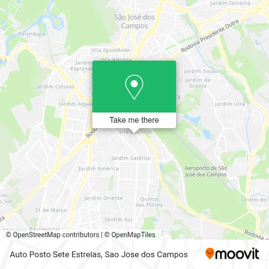 Auto Posto Sete Estrelas map