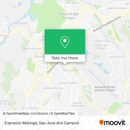 Expresso Maringá map