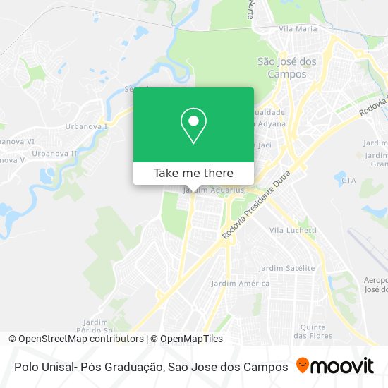 Mapa Polo Unisal- Pós Graduação