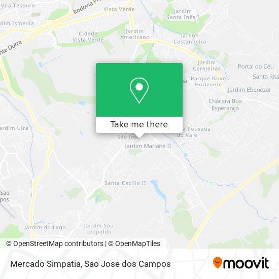 Mercado Simpatia map