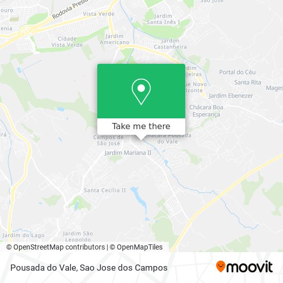 Pousada do Vale map