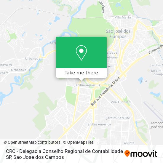 CRC - Delegacia Conselho Regional de Contabilidade SP map