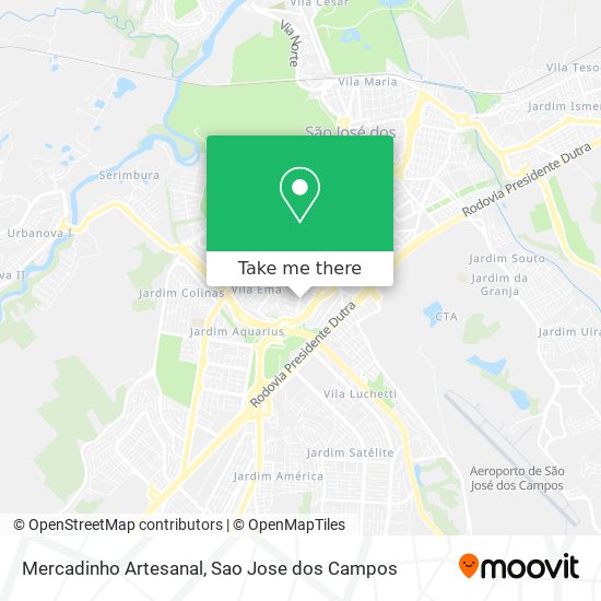 Mercadinho Artesanal map