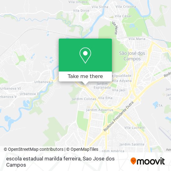 escola estadual marilda ferreira map
