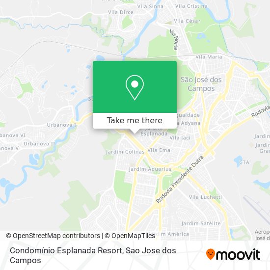 Condomínio Esplanada Resort map