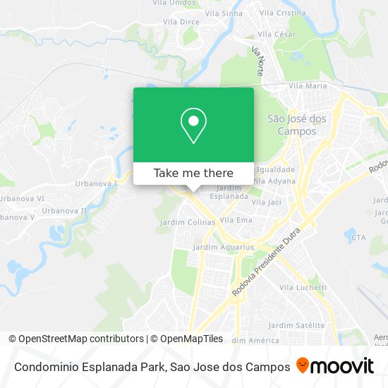 Condominio Esplanada Park map