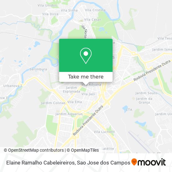 Elaine Ramalho Cabeleireiros map