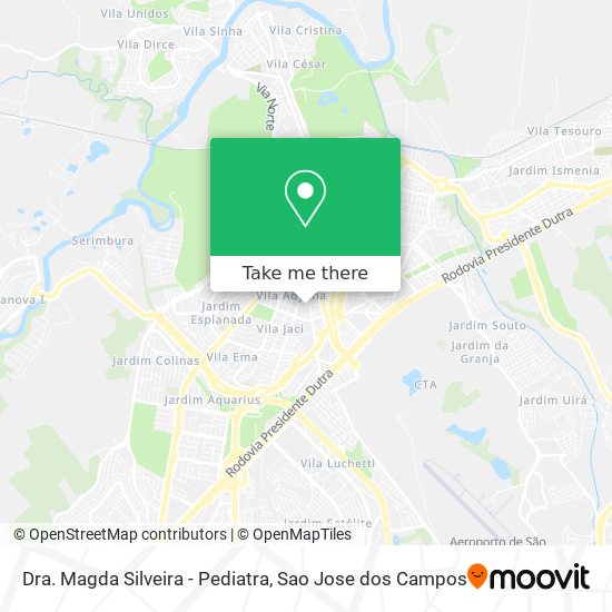 Dra. Magda Silveira - Pediatra map