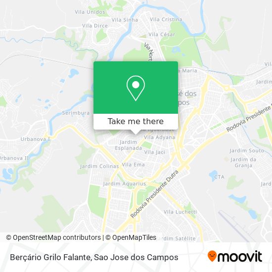 Berçário Grilo Falante map