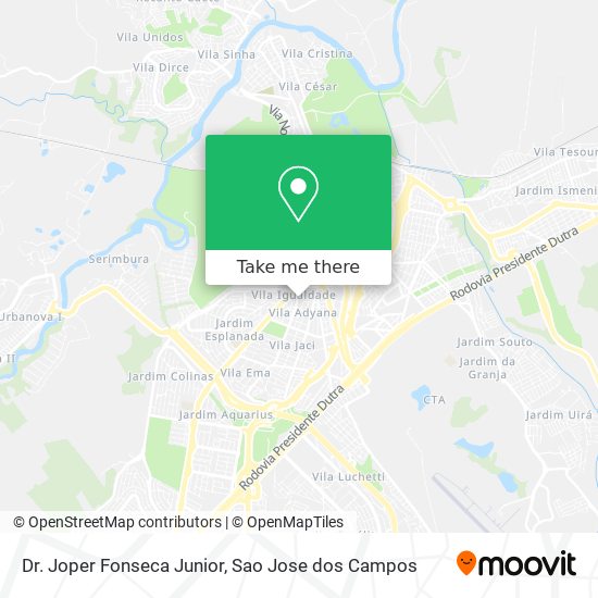 Dr. Joper Fonseca Junior map
