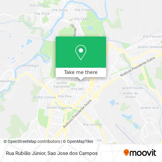 Rua Rubião Júnior map