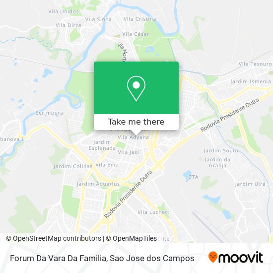 Mapa Forum Da Vara Da Familia