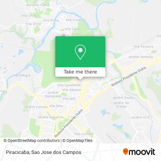 Mapa Piracicaba