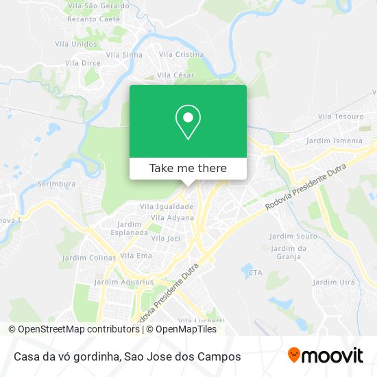 Casa da vó gordinha map