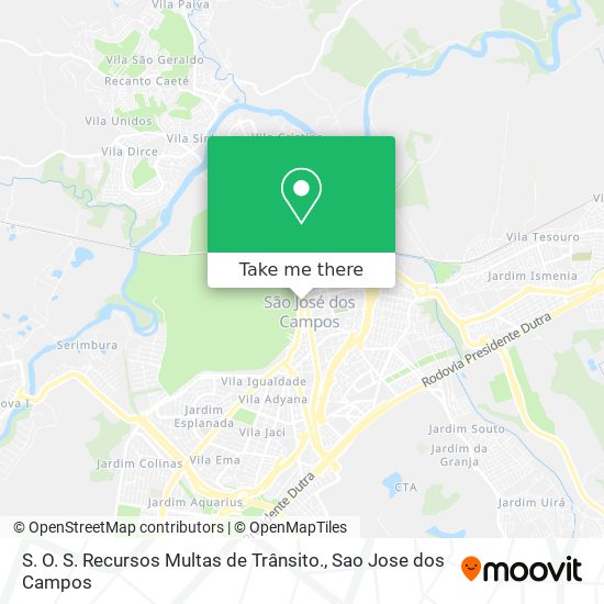S. O. S. Recursos Multas de Trânsito. map