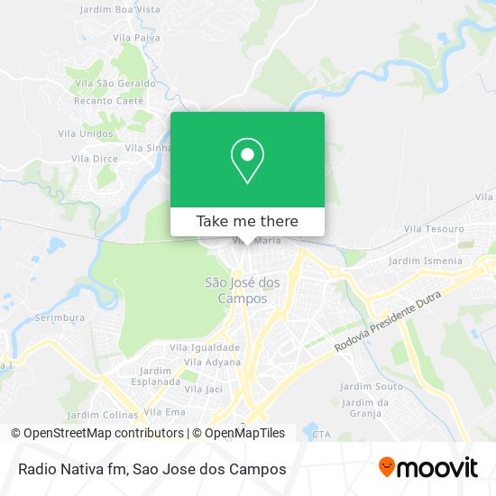 Radio Nativa fm map