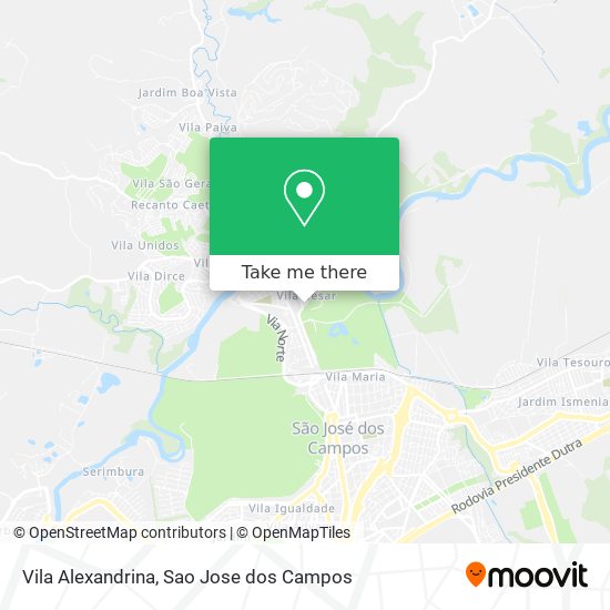 Vila Alexandrina map