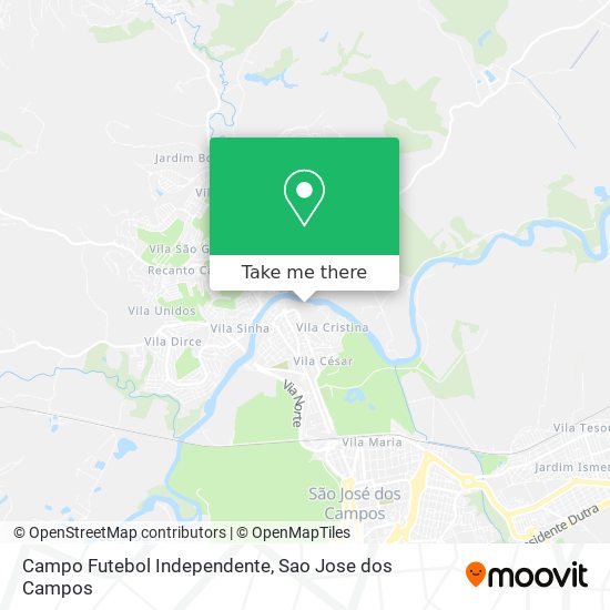 Campo Futebol Independente map