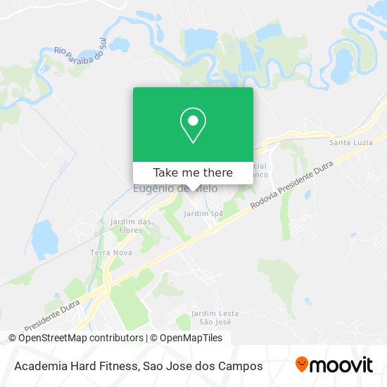 Academia Hard Fitness map