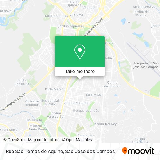 Rua São Tomás de Aquino map